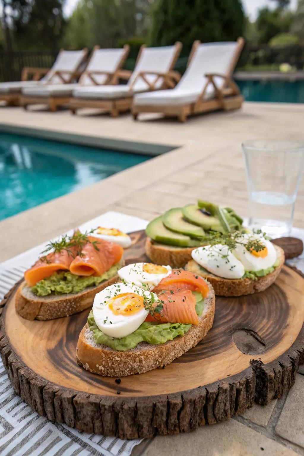 Elevate your brunch with delicious gourmet sandwiches.