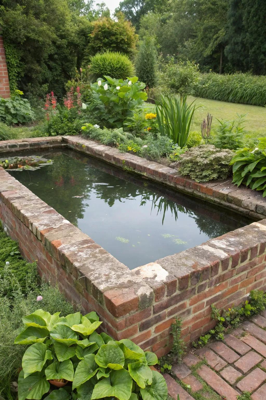 Brickwork offers a classic and sturdy design.