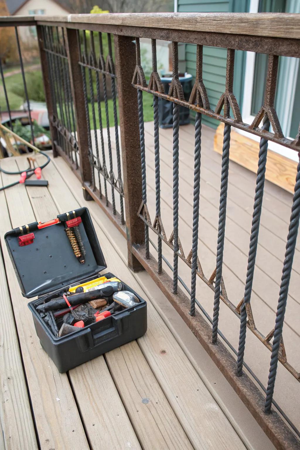 Embrace a DIY spirit with custom rebar railings.