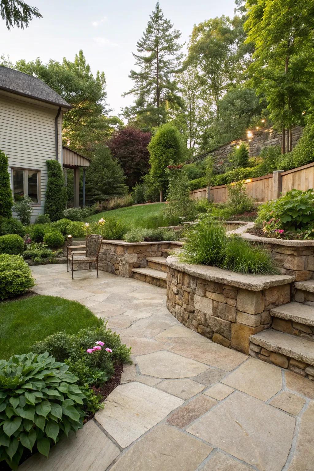 Hardscaping adds both function and beauty to your garden.