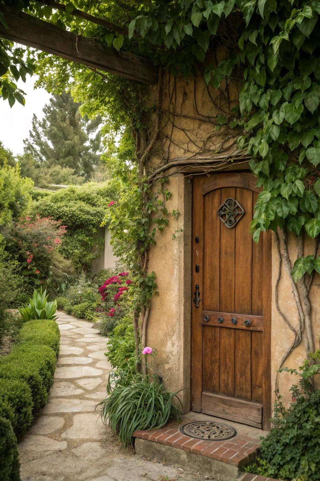 Earthy tones create a natural and cohesive look.