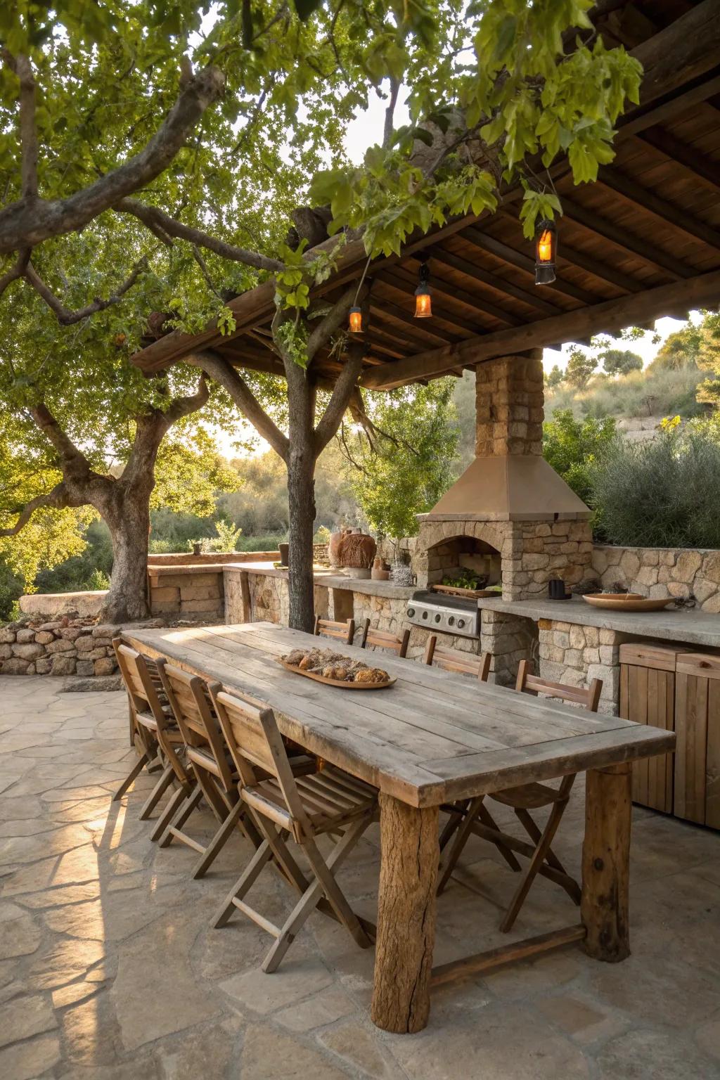 A spacious dining area encourages gatherings and meals together.