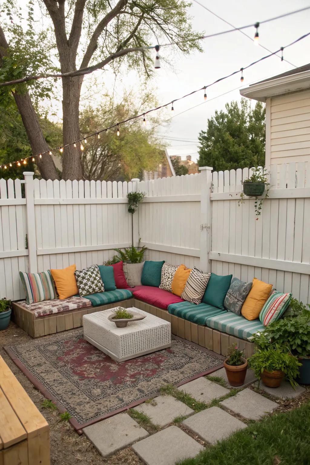 Create versatile seating arrangements with modular furniture.