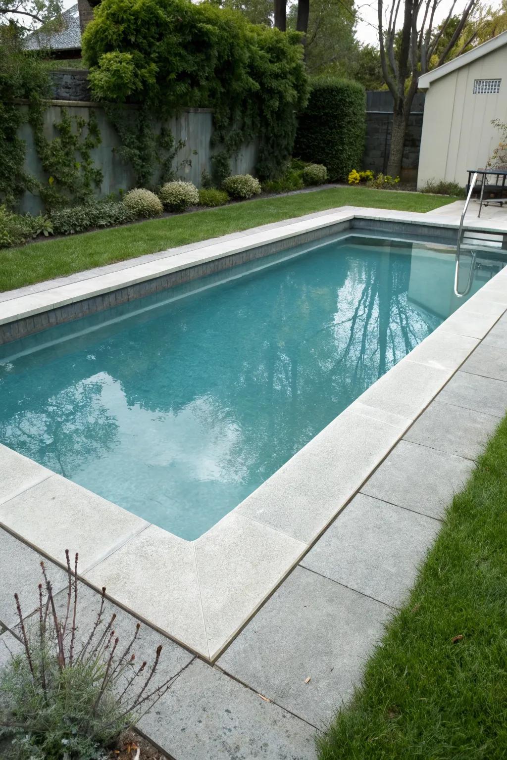 Concrete pools provide durability and customization on a budget.