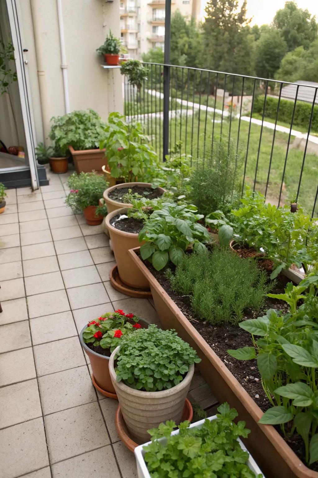 Edible plants bring function and flavor to your patio.