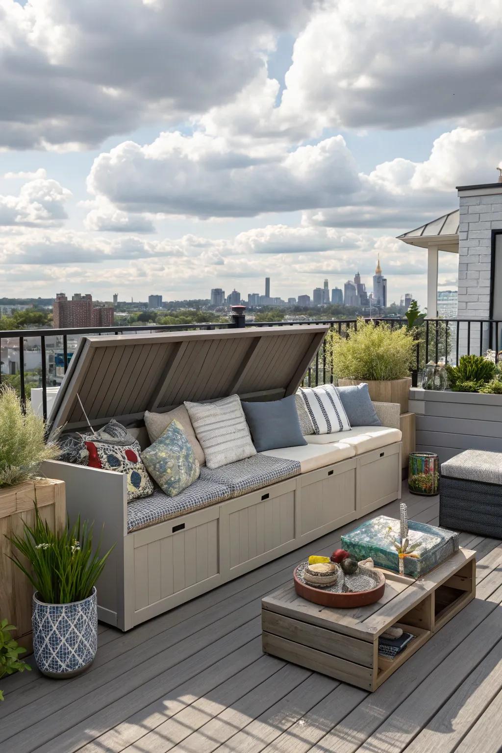 Multi-functional pieces maximize space and utility.