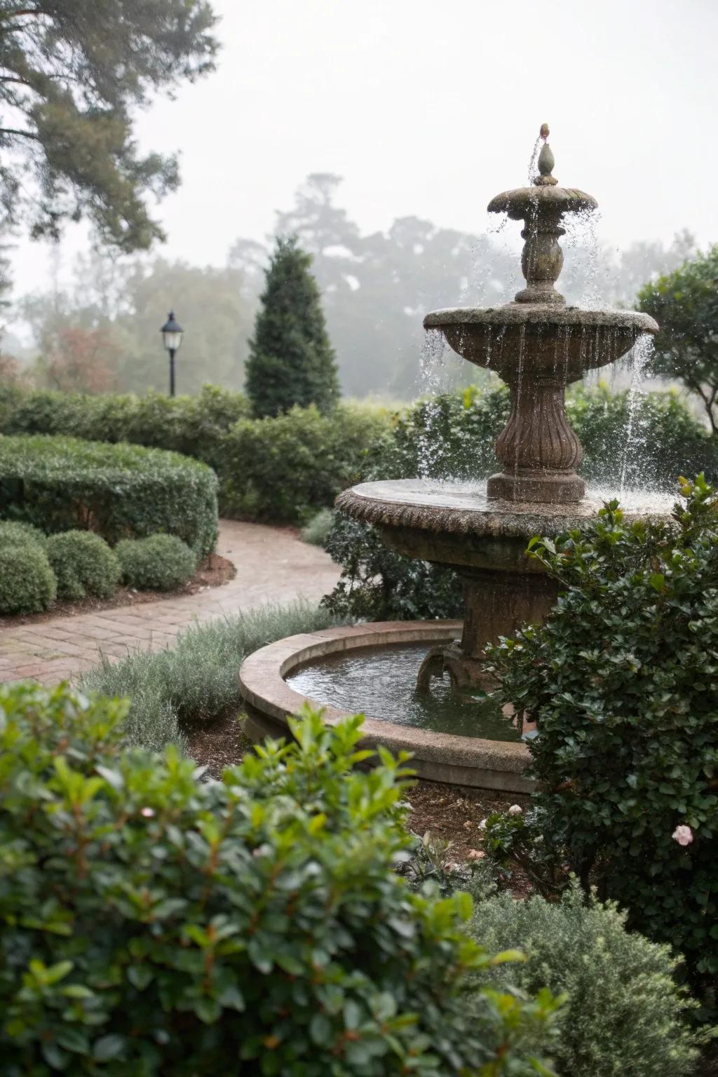 Highlight garden features with Soft Touch Holly accent planting.