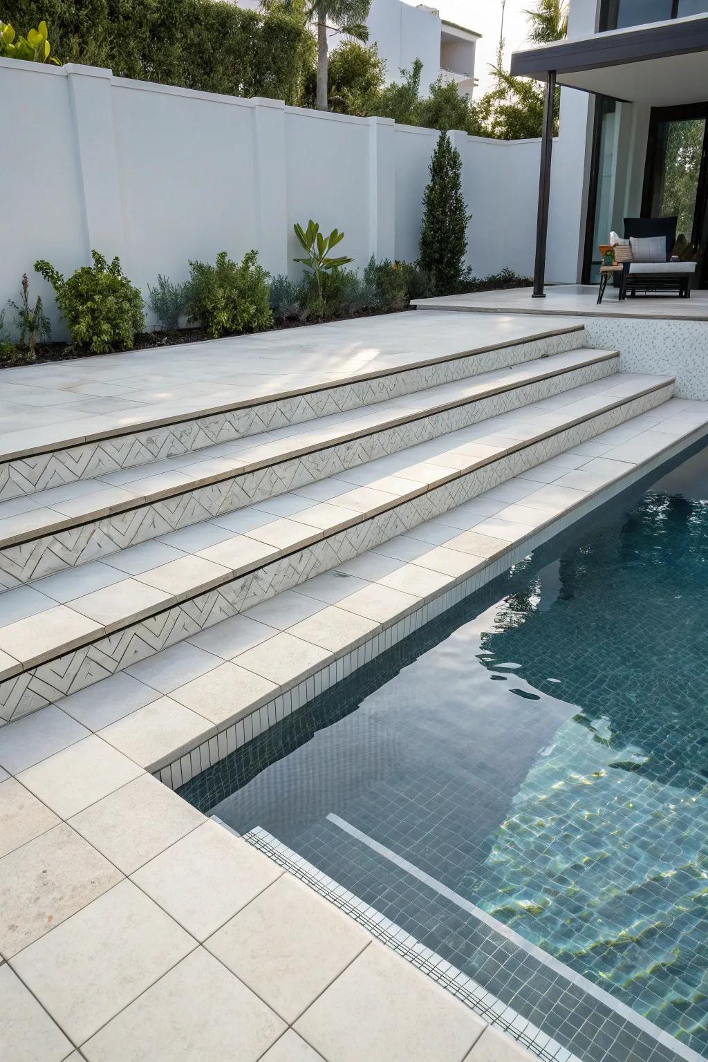 Linear designs create a clean and modern aesthetic.