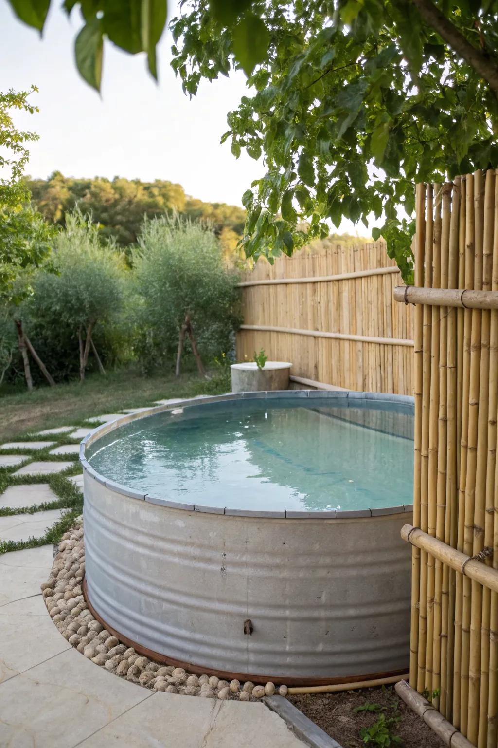 Create a private oasis with stylish fencing.