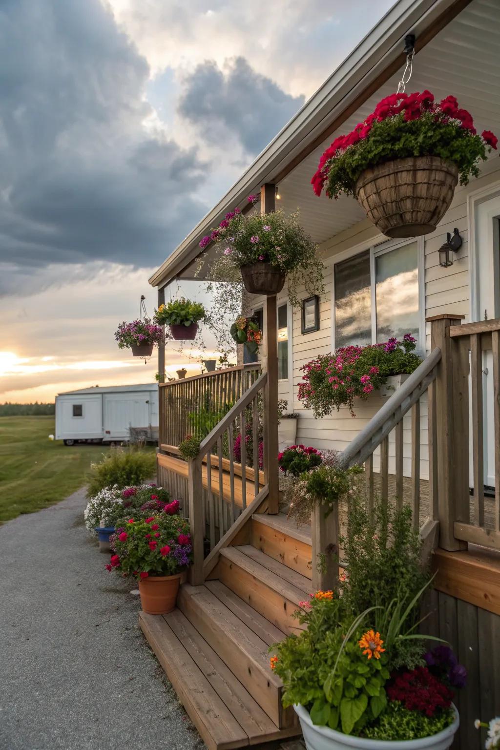 Create a lush retreat with greenery.