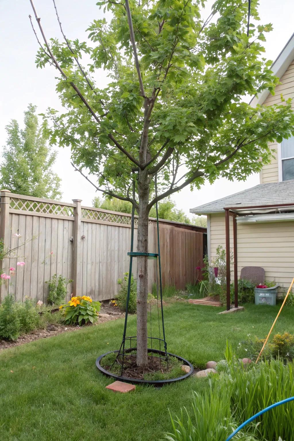 Height-adjustable guards grow with your trees, offering lasting protection.