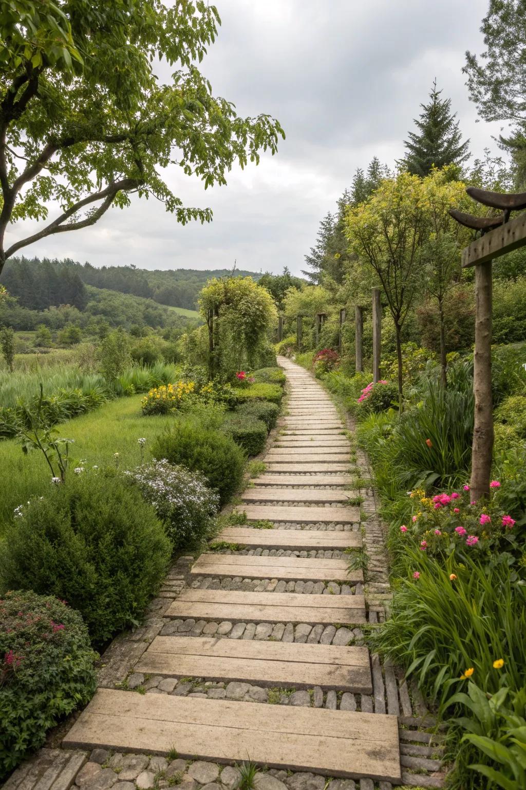 Paths that invite you to wander and explore.