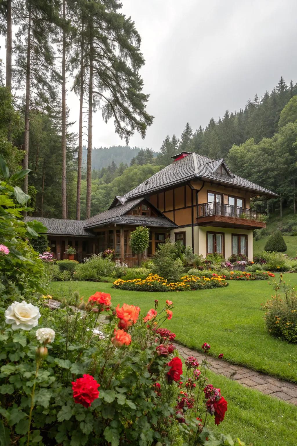Enhance your home with natural landscaping.
