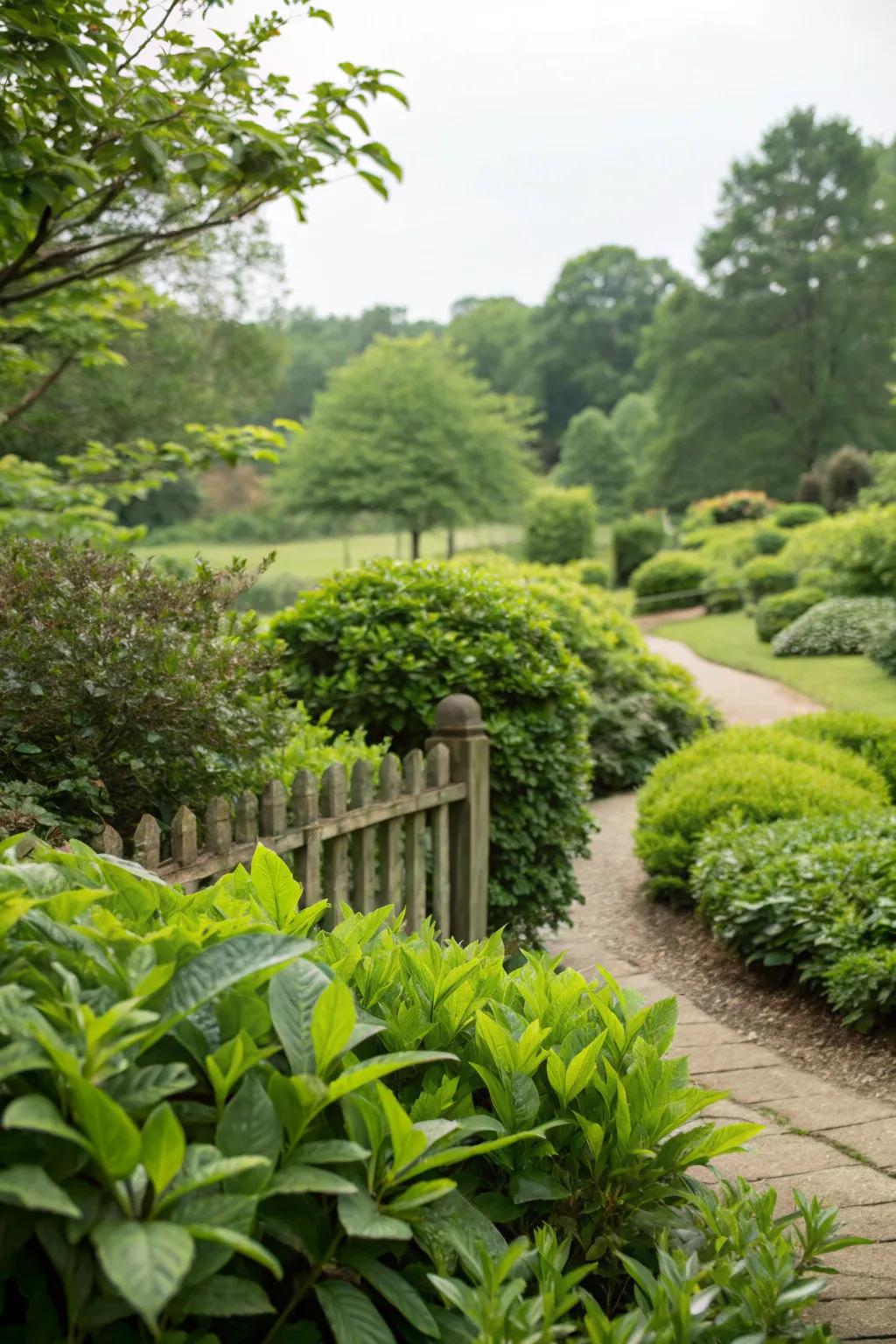 Surround yourself with abundant greenery.