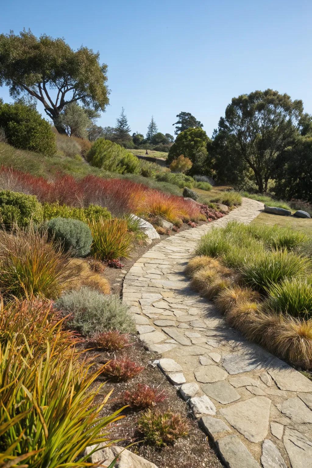 Stone paths bring structure and beauty to your garden.