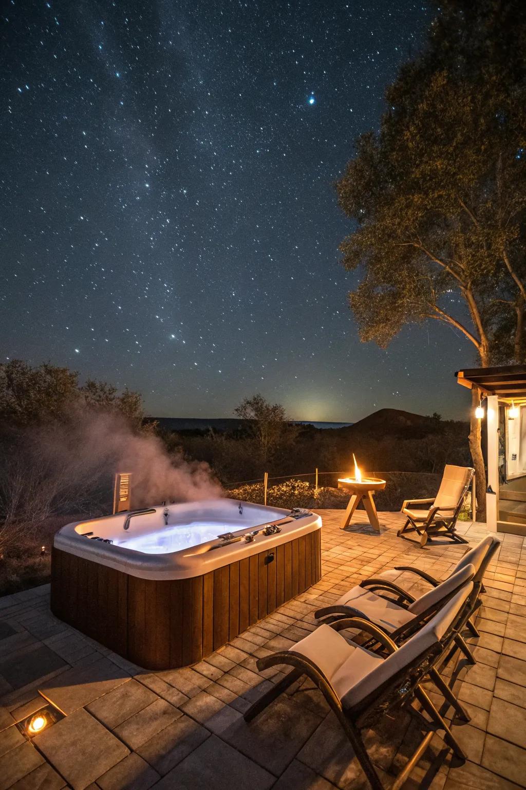 Warm up your nights with a cozy fire pit.
