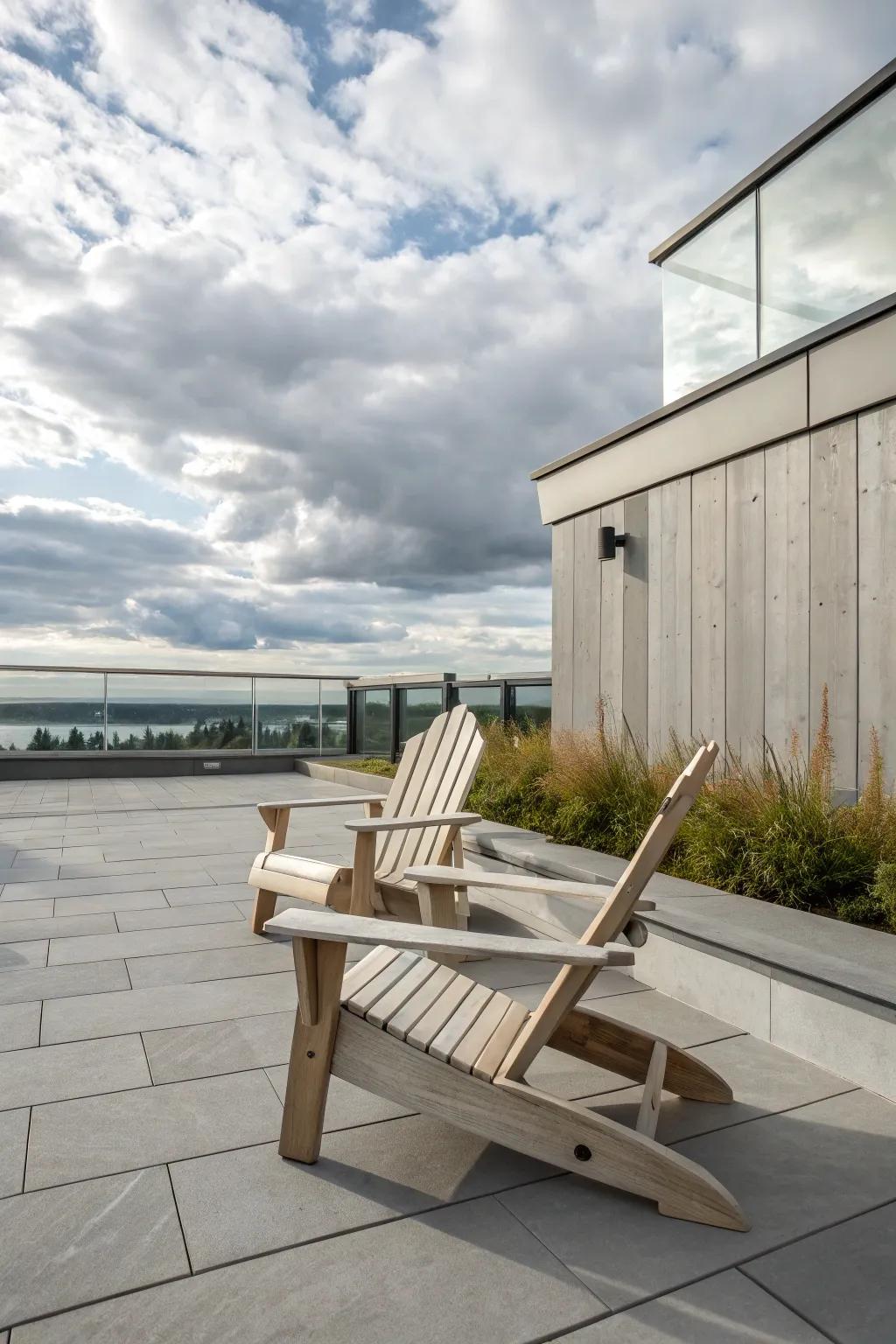 Simplicity and elegance in modern Adirondack designs.