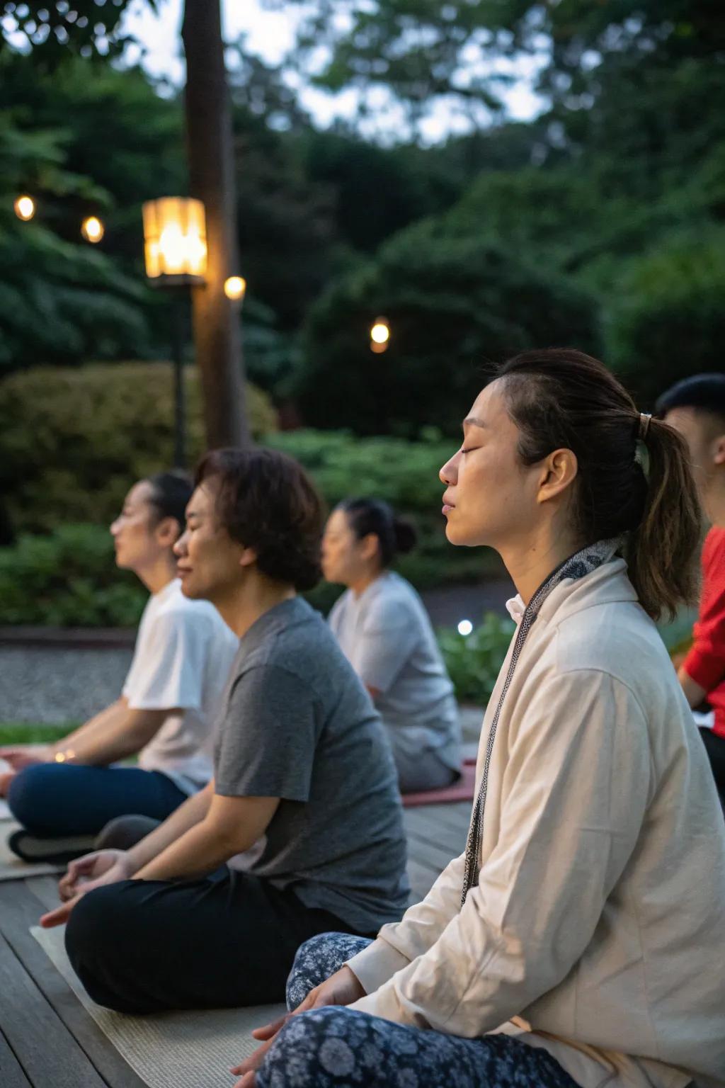 Find inner peace with a guided meditation session.
