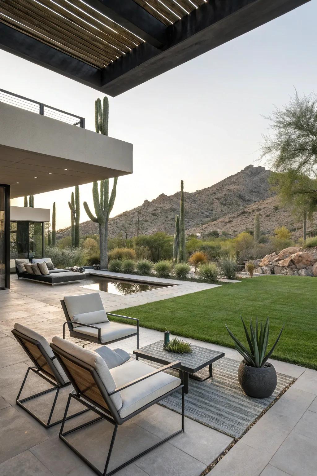 Achieve a sleek, modern look with clean design elements.
