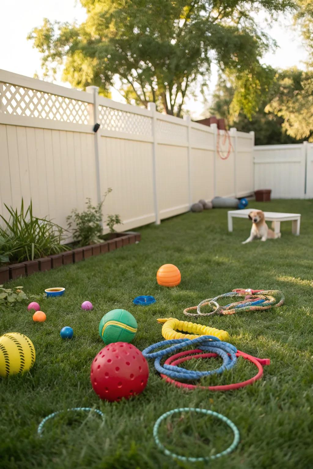 Interactive toys provide endless fun and mental stimulation.