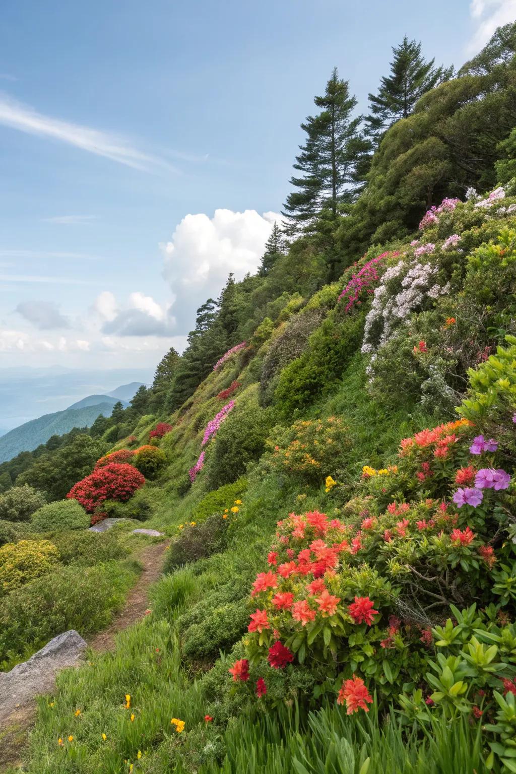 Brighten your landscape with a palette of colorful plants.