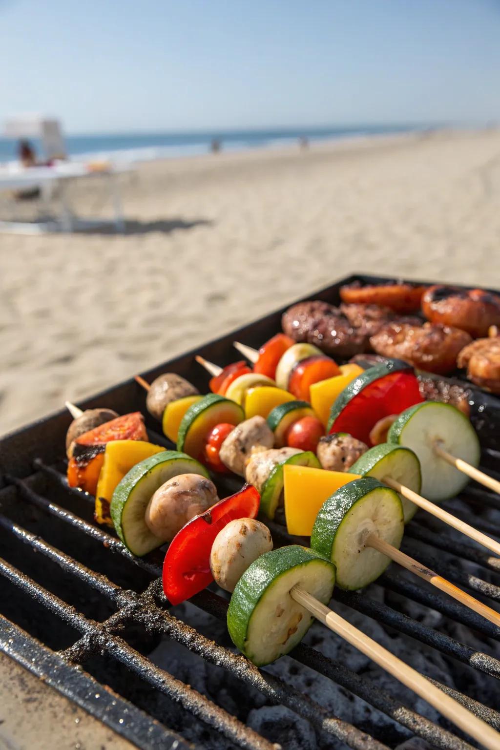 Veggie skewers that steal the show at any BBQ.