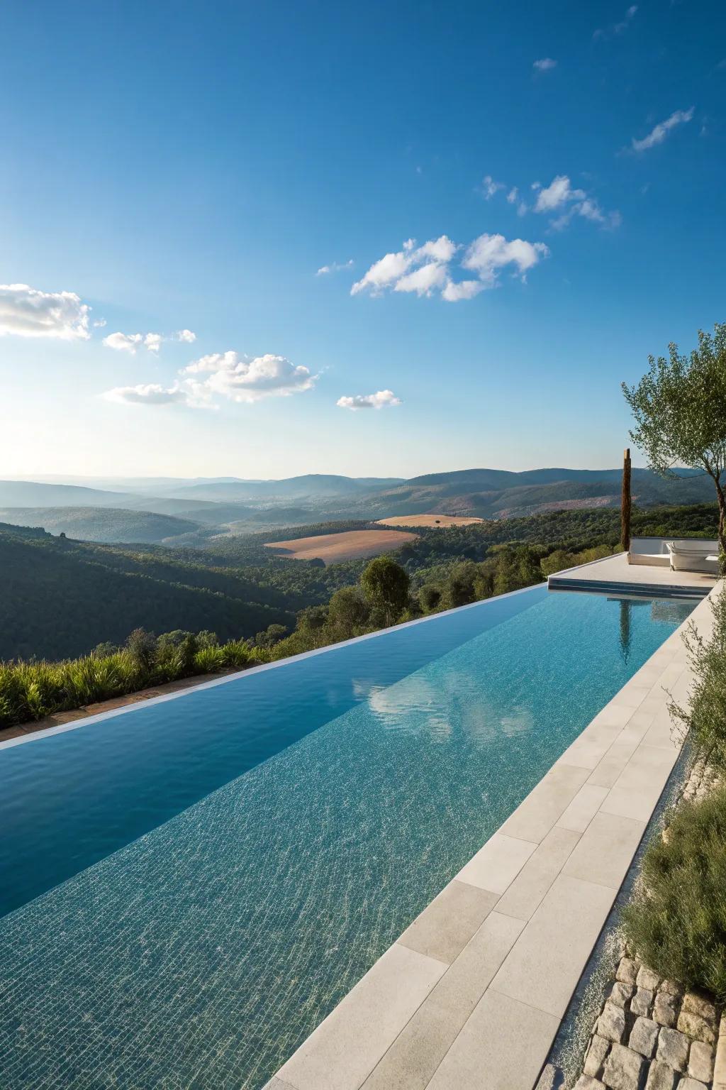 Infinity edges create a breathtaking visual effect.