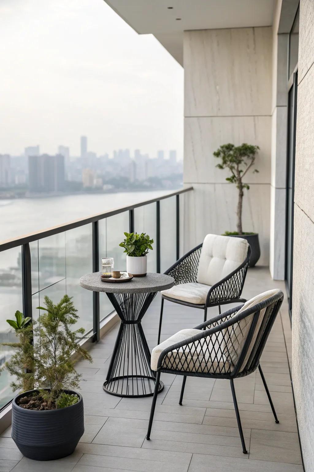 A sleek, modern sanctuary with minimalist design.