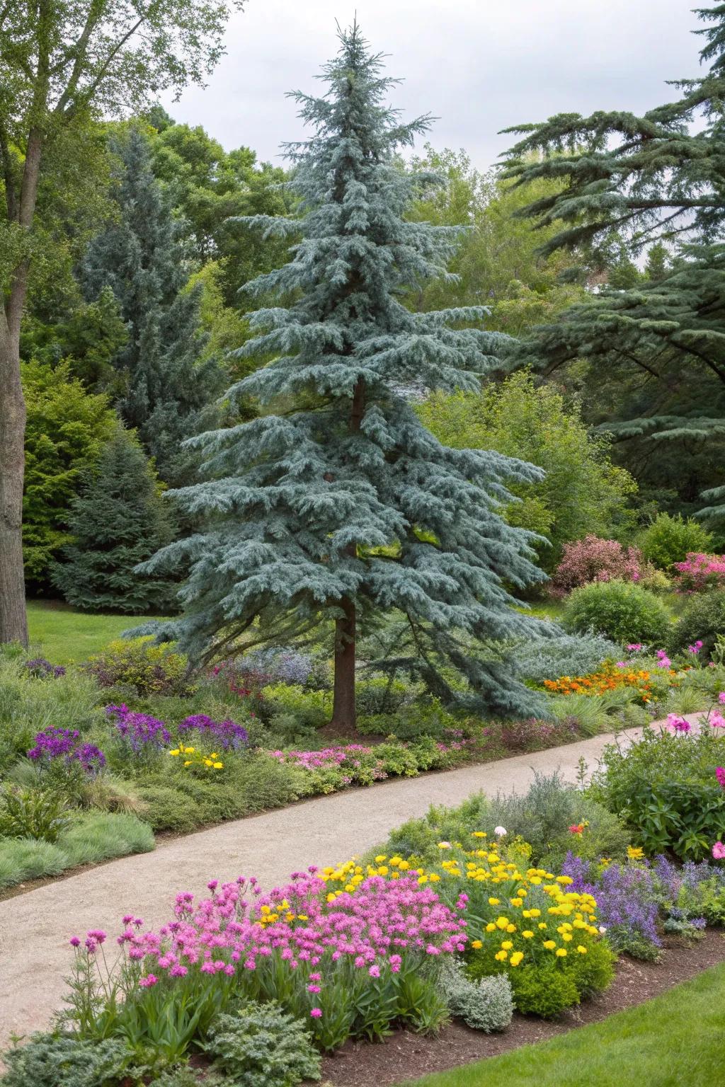 Mix and match for a garden full of life with Blue Atlas Cedar.