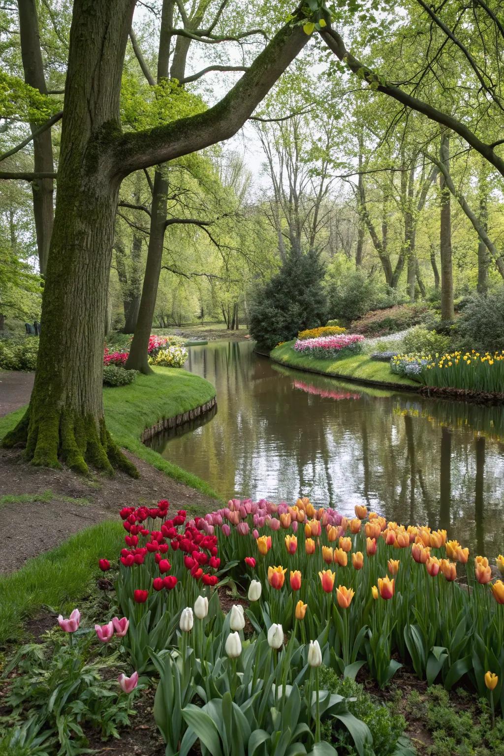 Bulbs in natural settings blend beautifully with their surroundings.