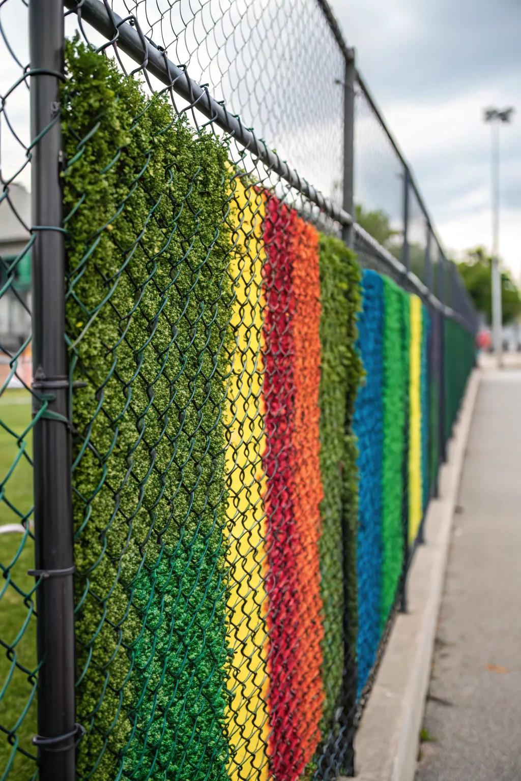 Enjoy the look of greenery without maintenance with artificial hedges.