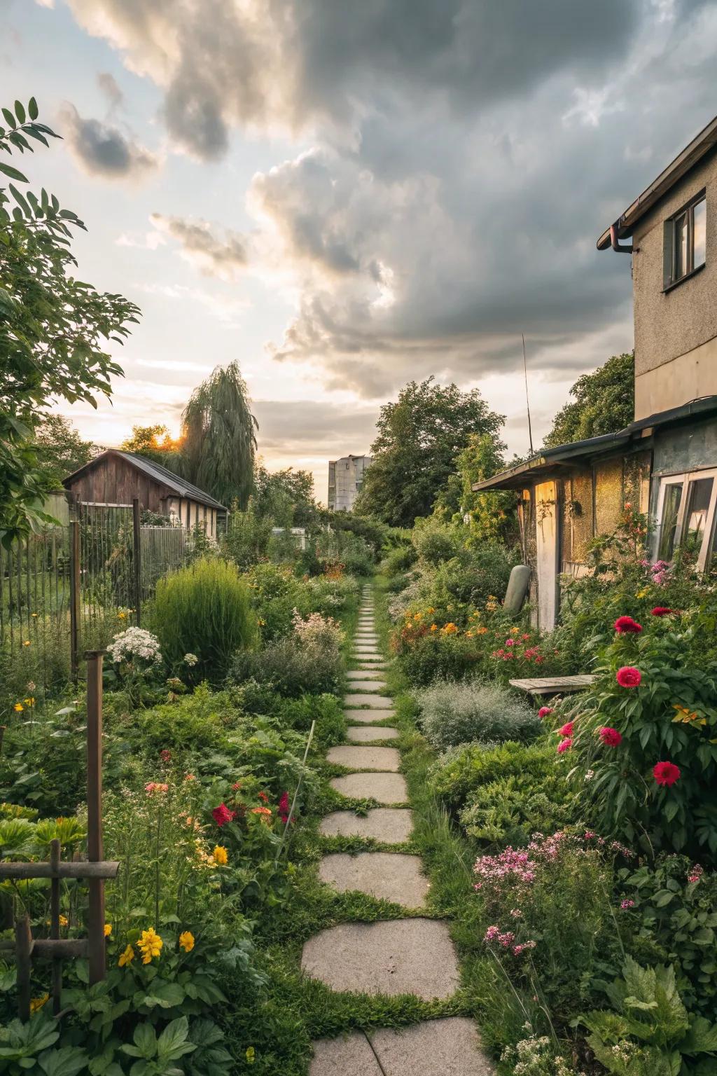 Guide your steps with beautiful pathways.
