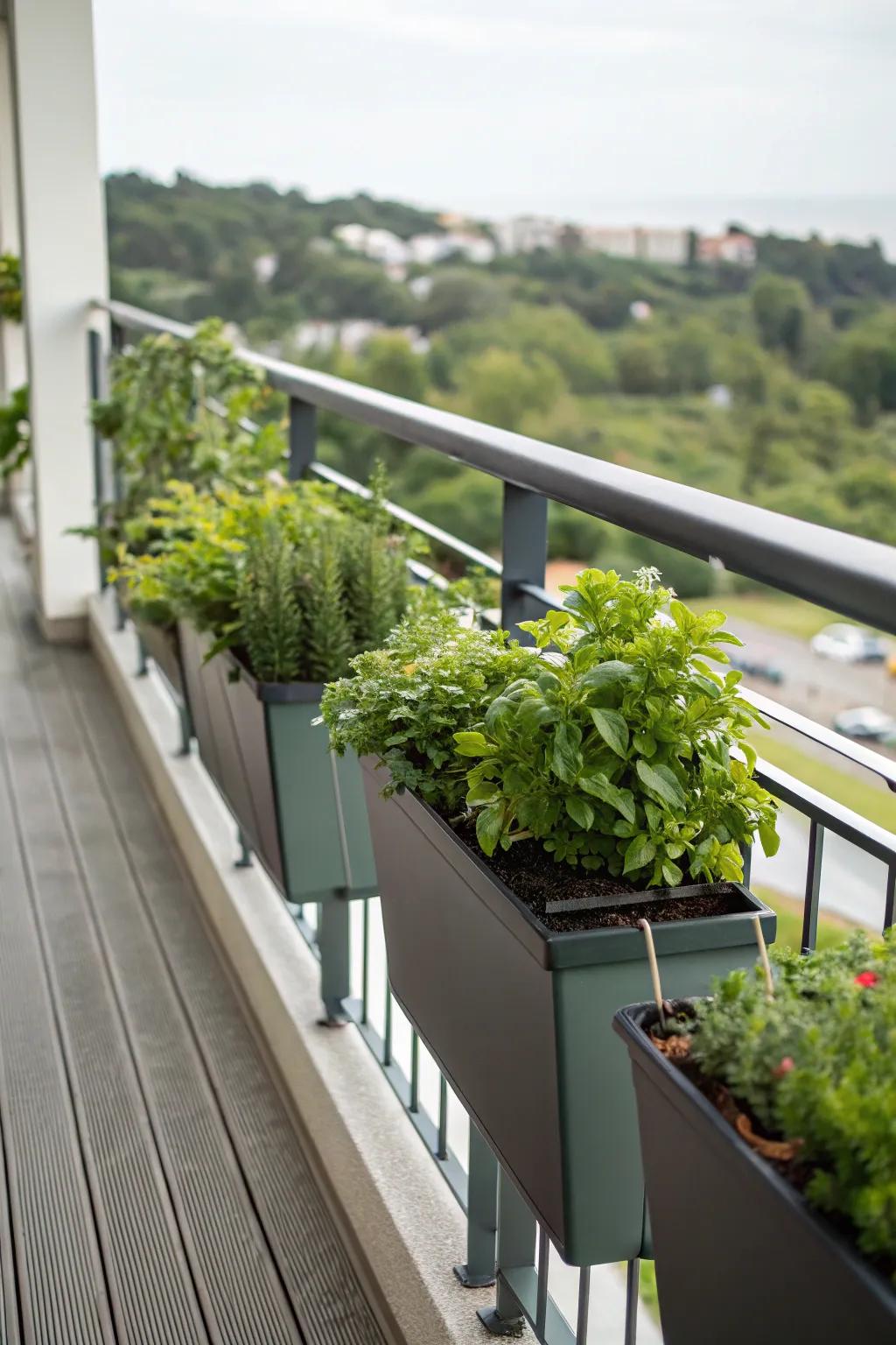 Self-watering planters ensure your plants stay hydrated