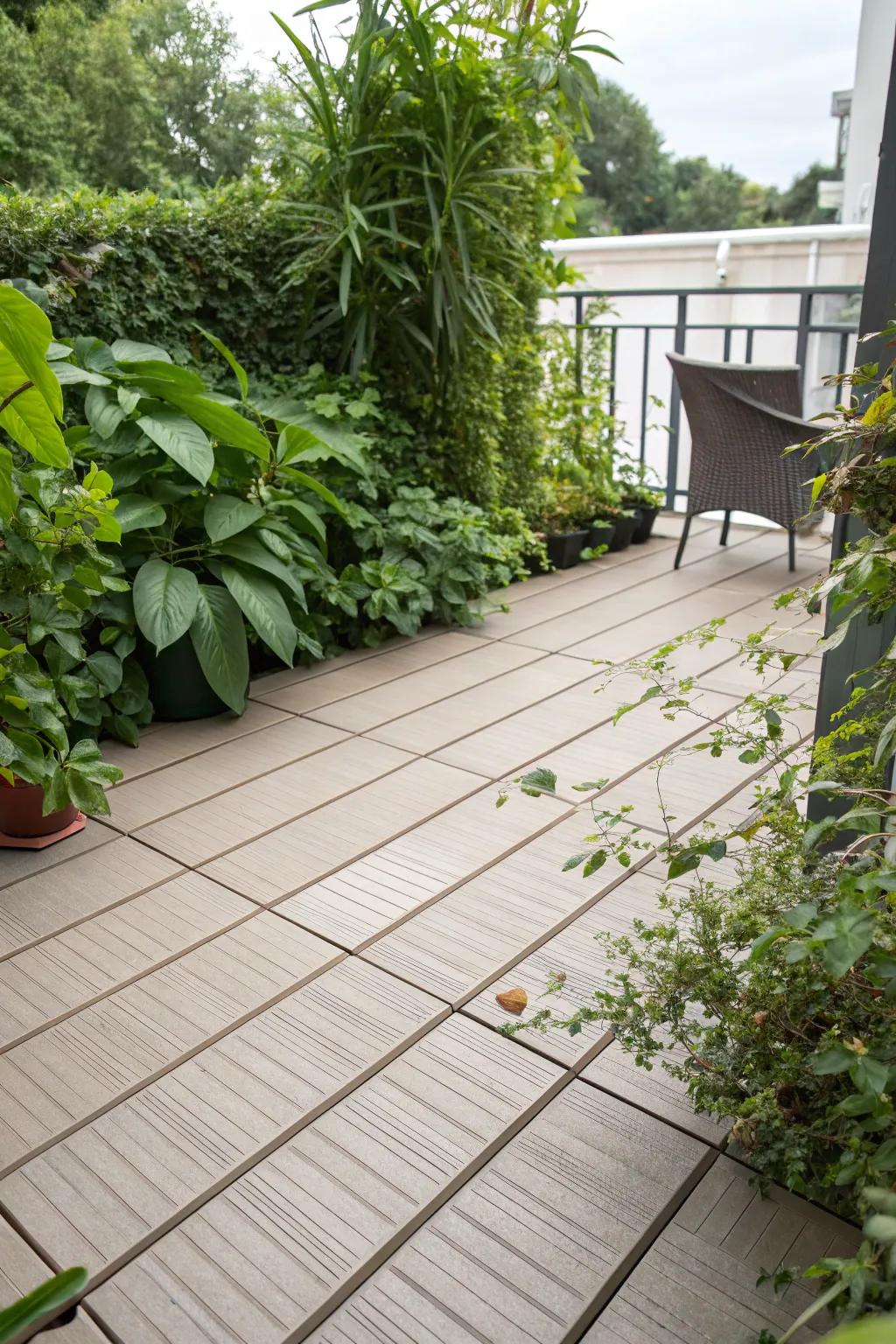 Eco-friendly tiles are both sustainable and stylish.