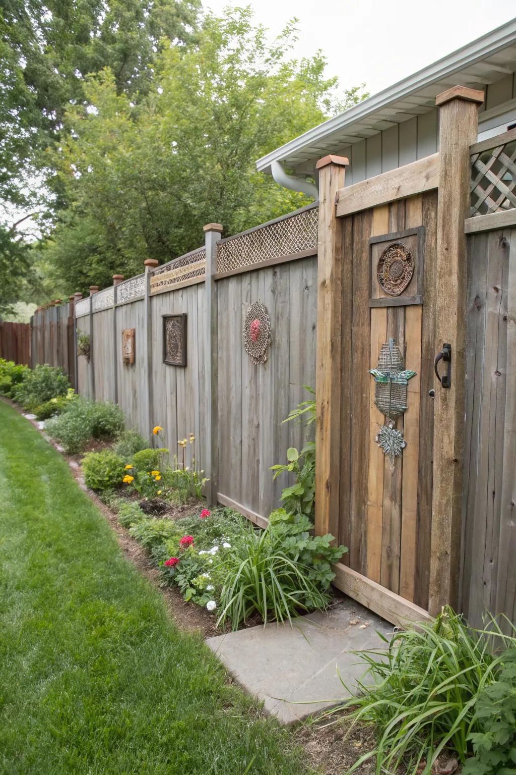 DIY fences offer endless possibilities for personalization and creativity.