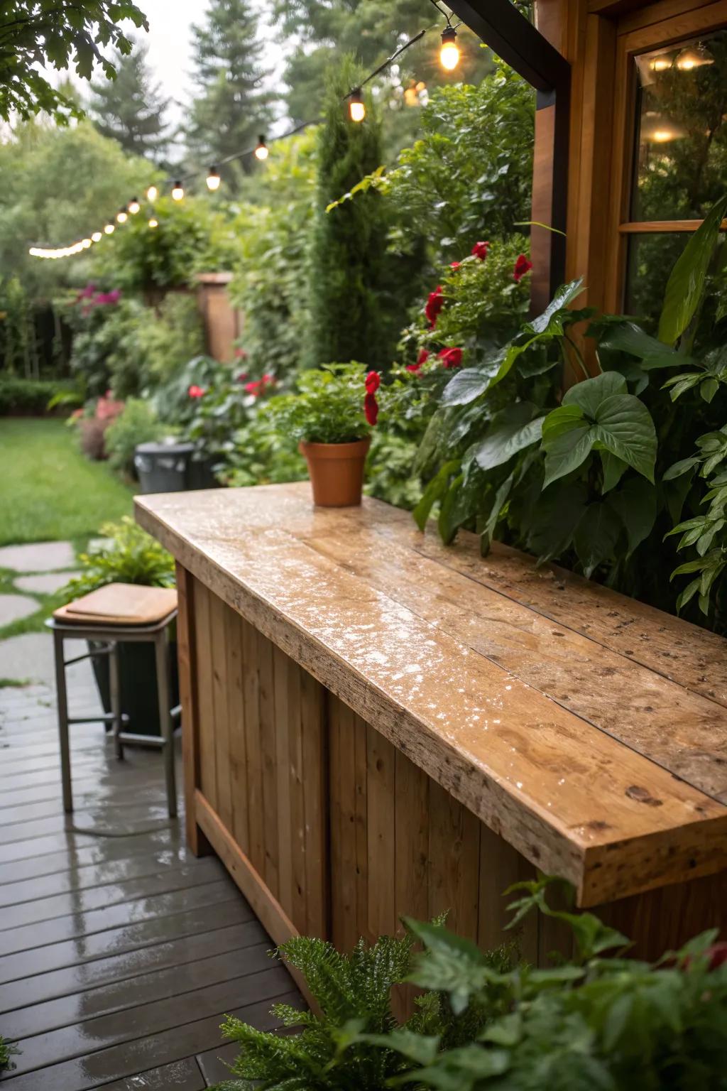 Budget-friendly and stylish with coated plywood.