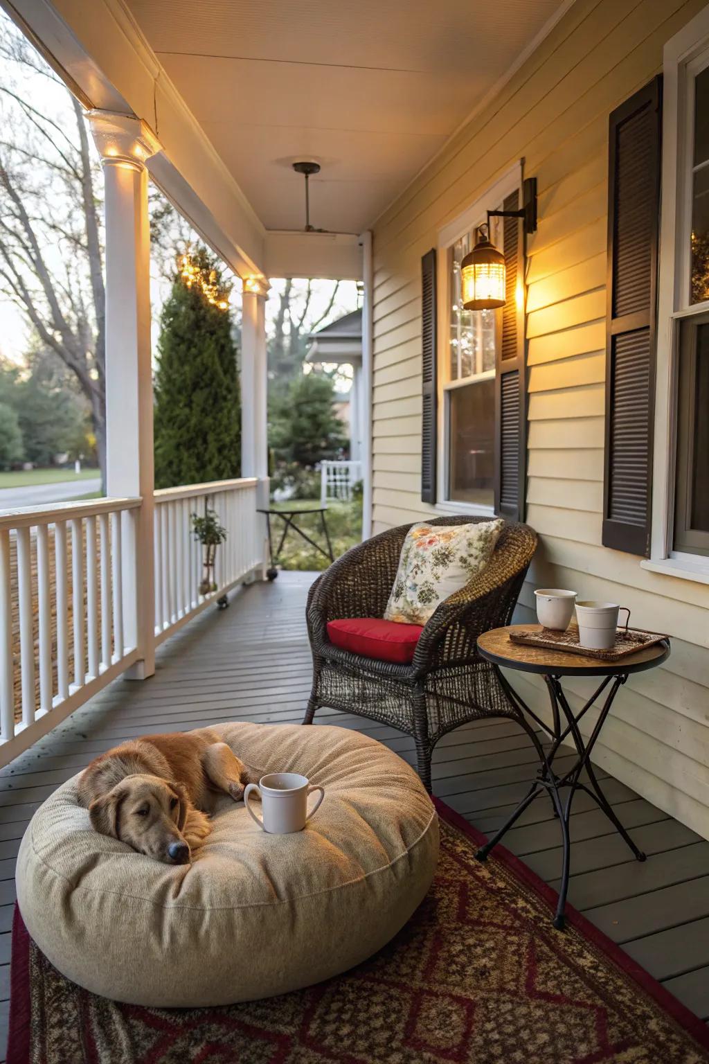 A multi-functional space for both humans and dogs to enjoy.