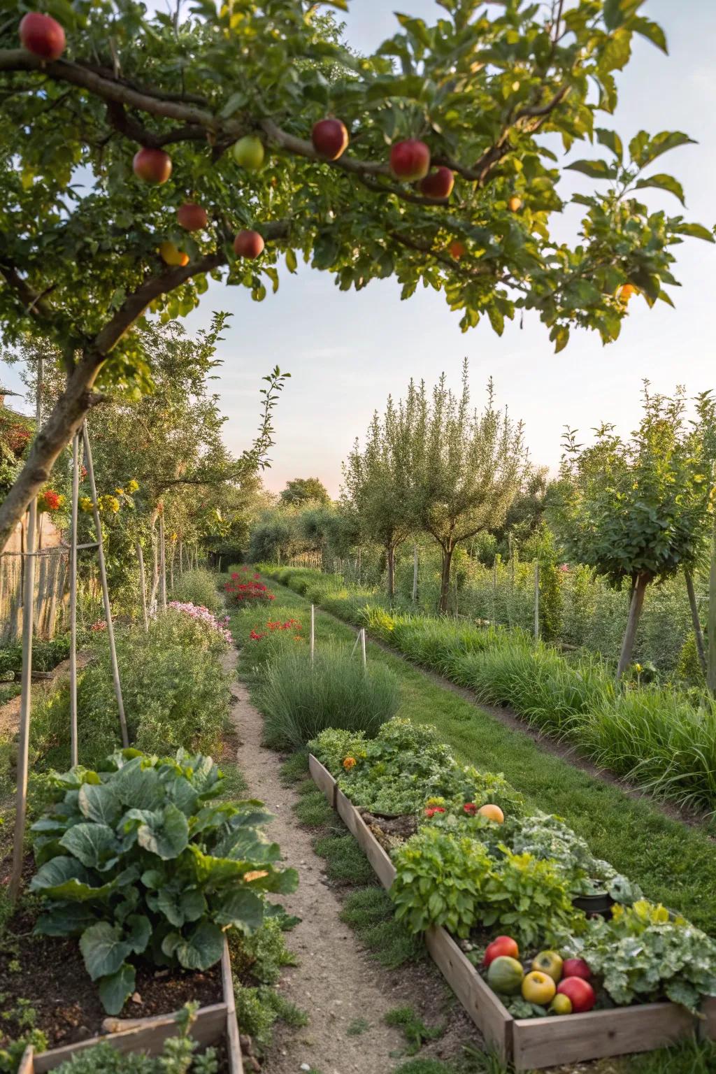 Edible landscapes combine beauty and bounty.