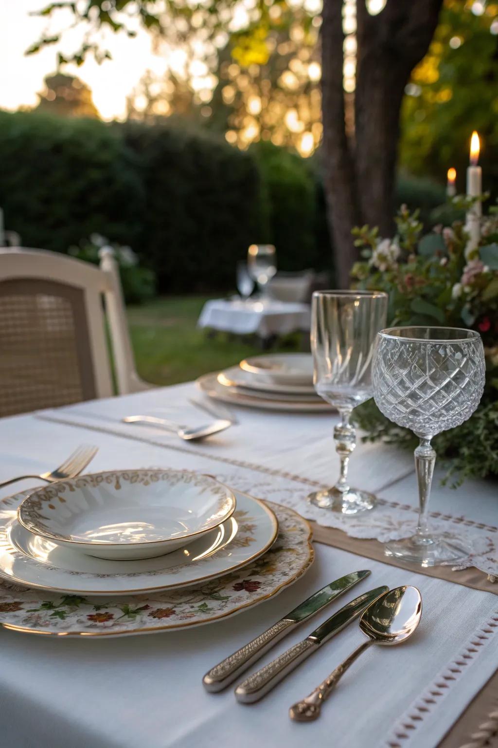 Sophisticated dining accessories elevate your dining experience.