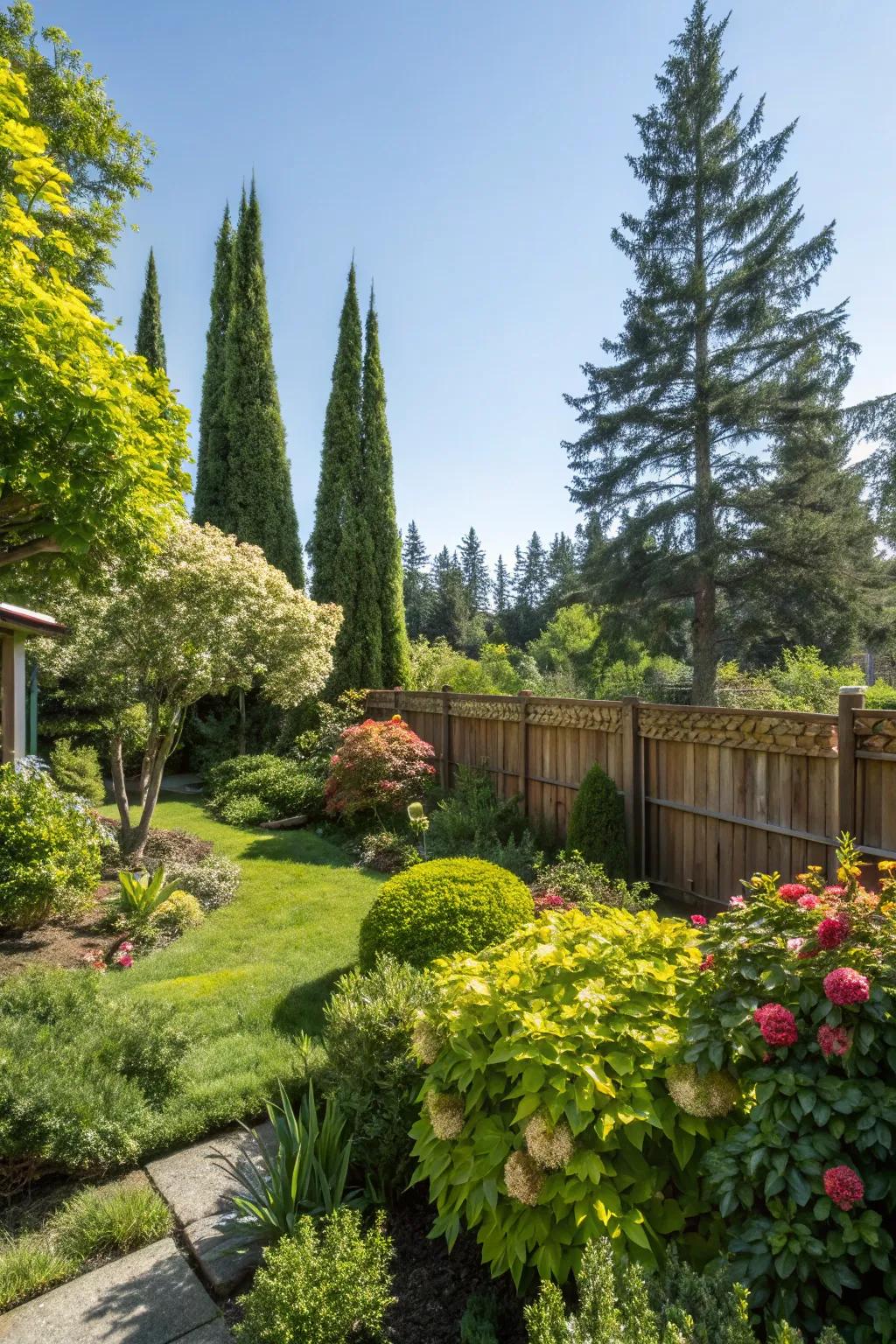 Immerse yourself in a garden of greenery.