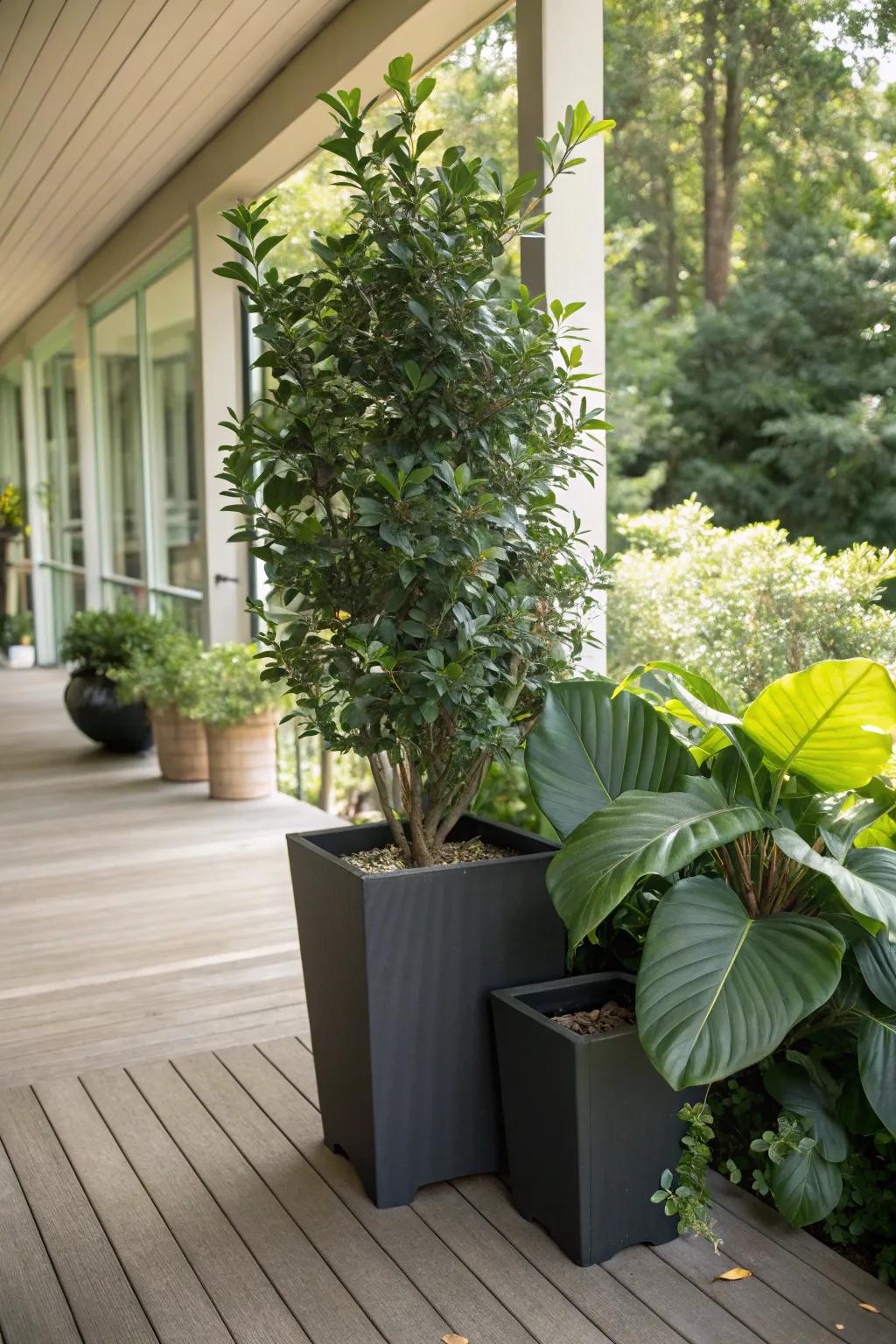 Japanese Holly: a fine-textured delight for shade.