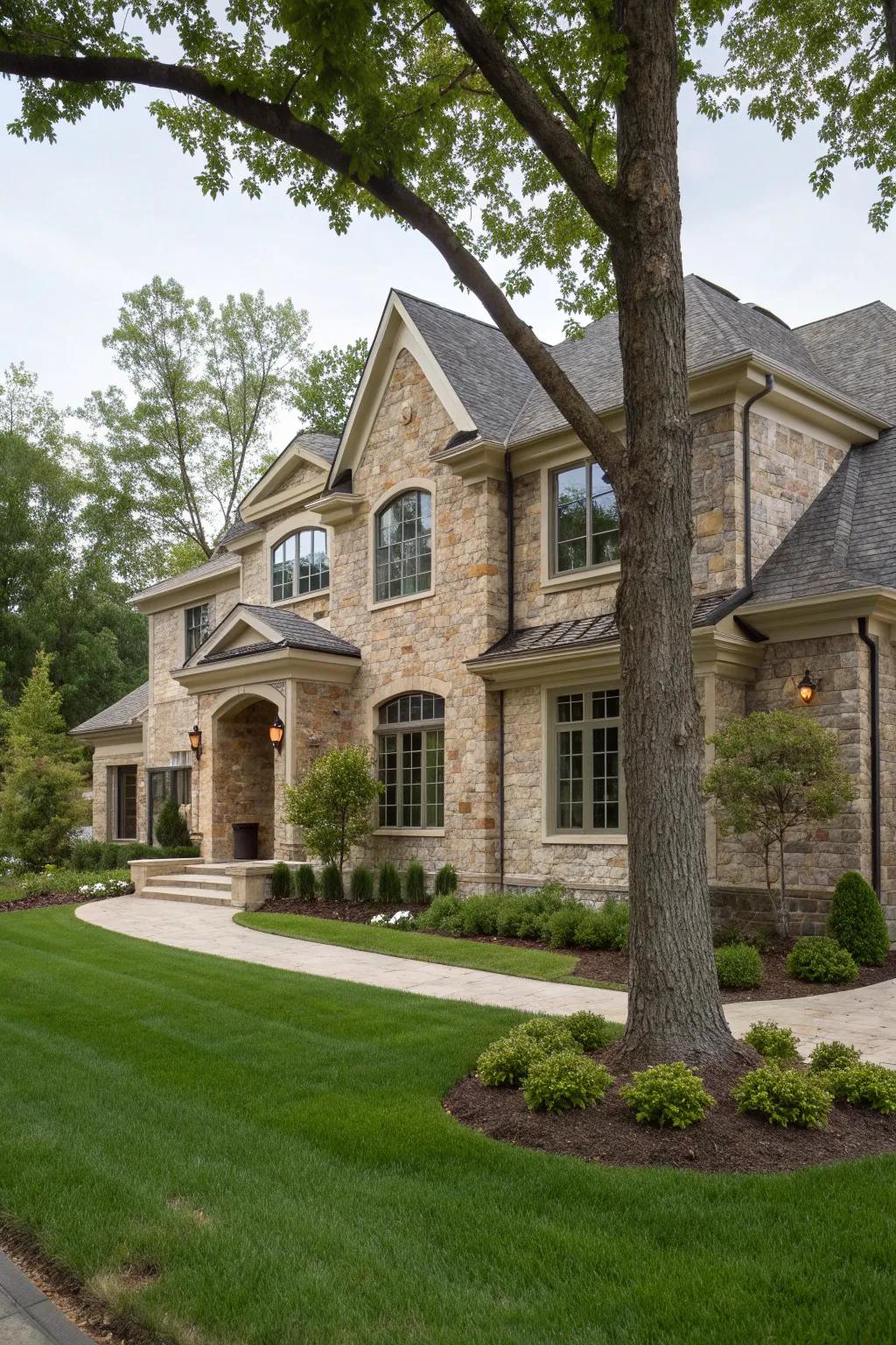 Stone veneer offers the elegance of natural stone at a fraction of the cost.