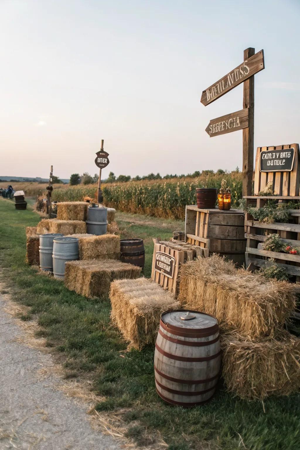 Embrace the rustic charm with farmhouse-inspired decor.