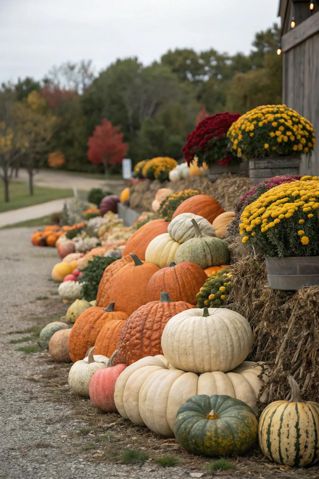 Gourds add unique shapes and textures to your displays.