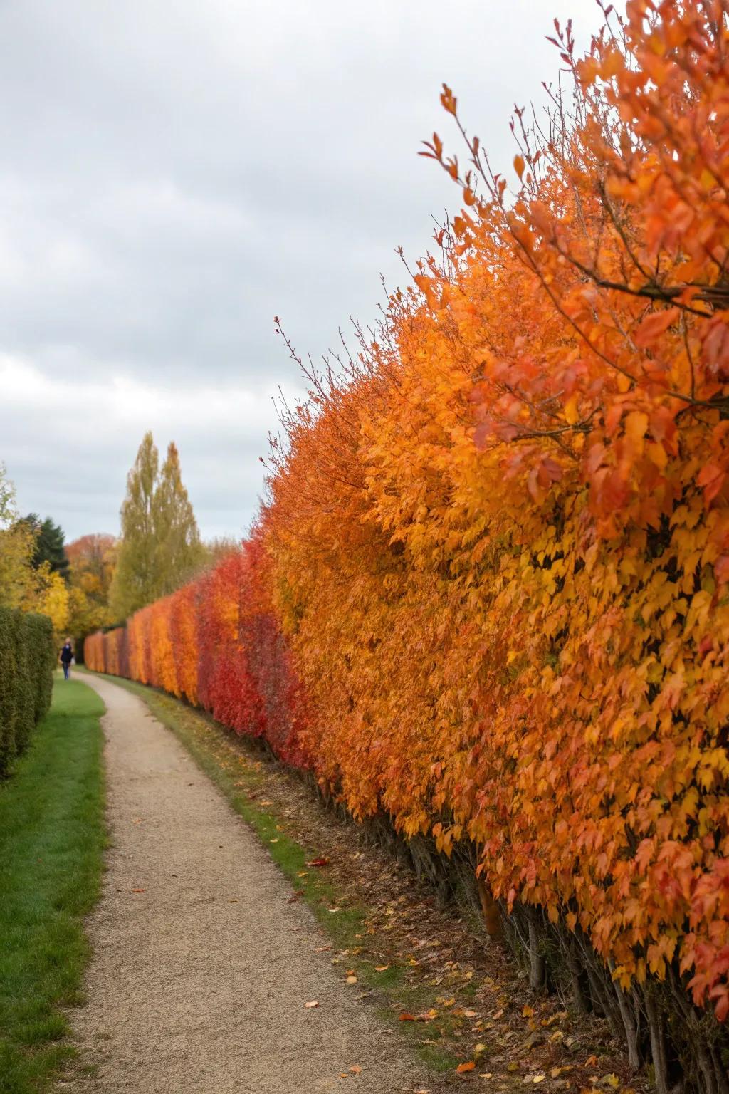 Flame Amur Maple offers dramatic fall foliage.