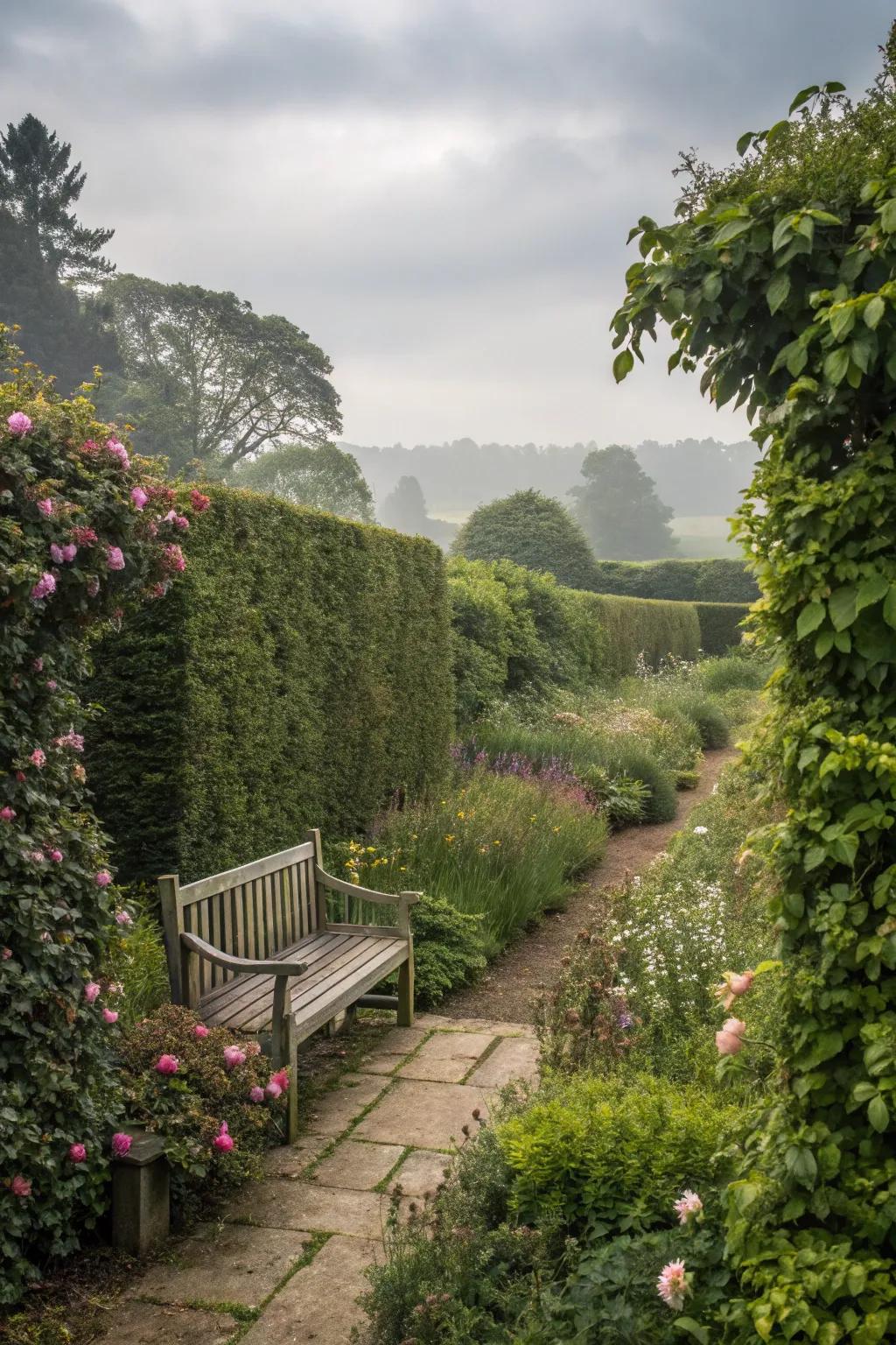 A secret garden provides a private retreat within your backyard.