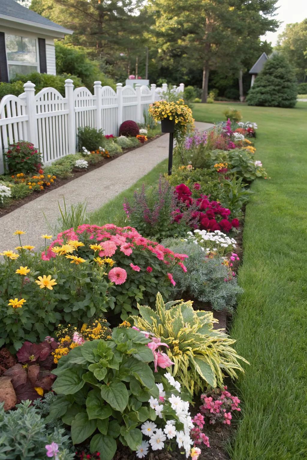 Seasonal planting ensures year-round beauty in your flower beds.