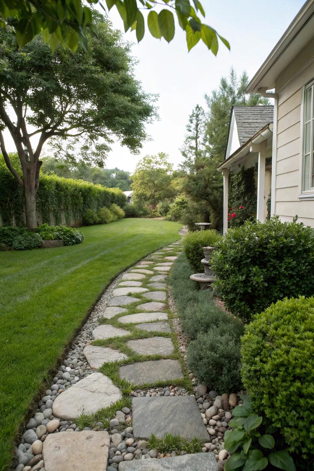 Charming stone pathways for beauty and function