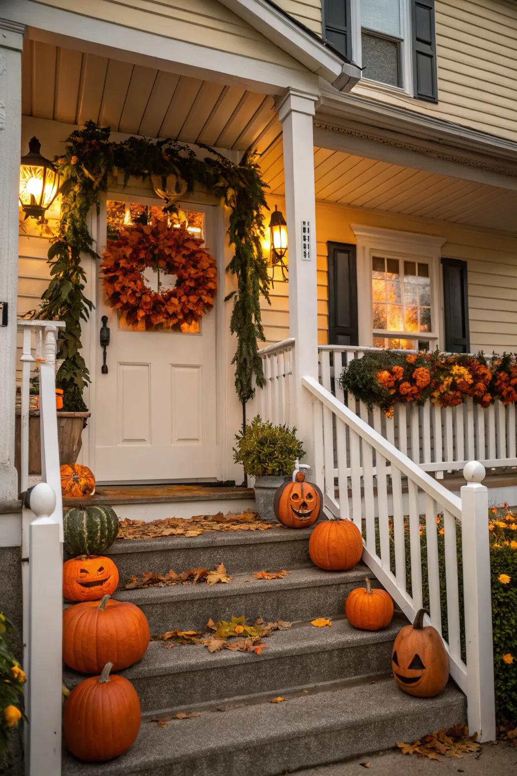 Seasonal decorations keep your porch feeling fresh and welcoming year-round.
