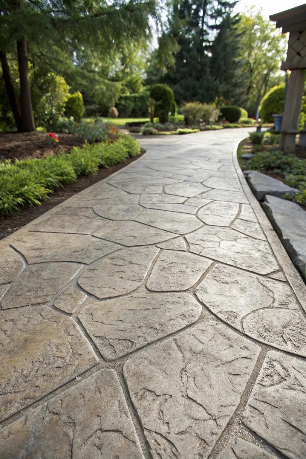 Crafted impressions that transform your walkway into a work of art.